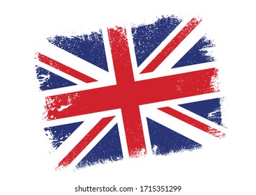Grunge style Union Jack flag background