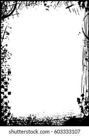 Grunge style, vector background free page