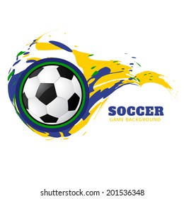 grunge style vector football design