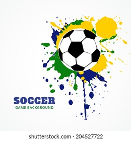 grunge style vector football design