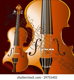 grunge style violin background