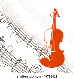 grunge style violin background