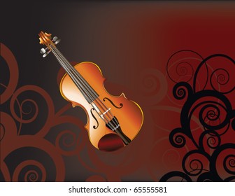 grunge style violin background