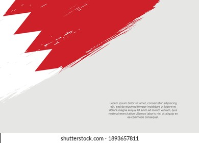 Grunge styled brush stroke background with flag of Slovakia. Template for banner or poster.