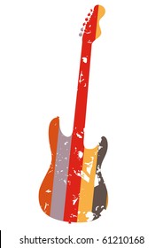 grunge styled guitars