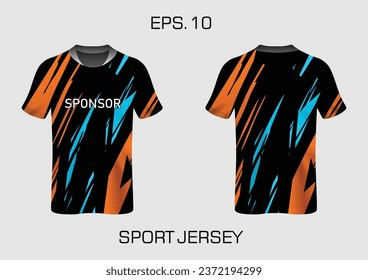 Grunge sublimation illustration t-shirt premium geometric pattern vector jersey design amazing vector collection for