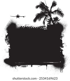 fundo de verão grunge com copyspace