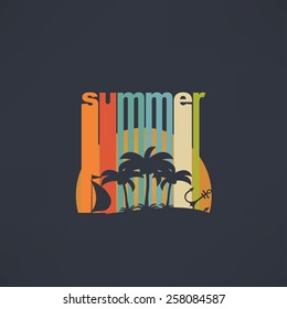 Grunge summer holiday background
