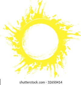 grunge sun