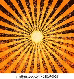 Grunge sun image