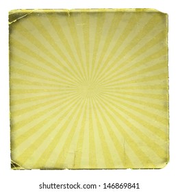 Grunge sunburst vector image. Eps 10