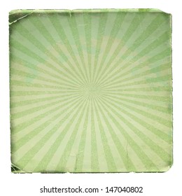 Grunge sunburst vector image. Eps 10 