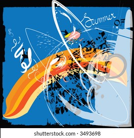 grunge surf design summer 2007