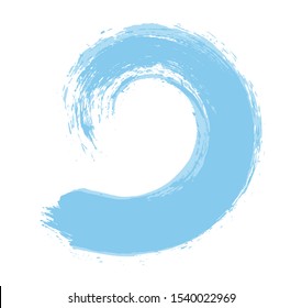 Icono de surfear. Onda de pincel vectorial.