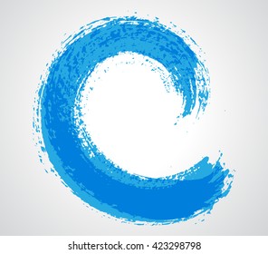 Grunge Surfing Wave.Vector Wave.