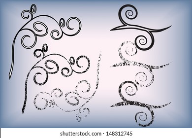 Grunge swirls 