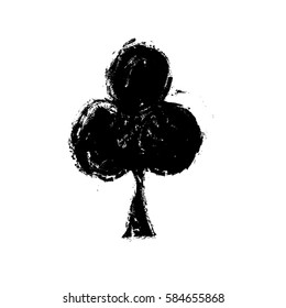 grunge symbol club, vector design element