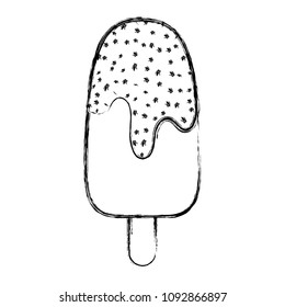 grunge tasty chocolate lolly ice dessert