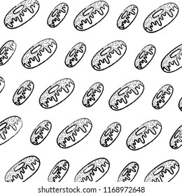 grunge tasty donut sweet pastry background