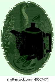 grunge teapot