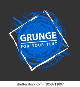 Grunge template. Grunge frame with space for text.
