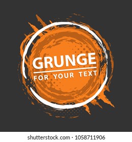 Grunge template. Grunge frame with space for text.
