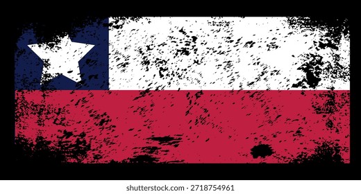 Bandera del Grunge de Texas. Bandera de Vector de Texas.eps10