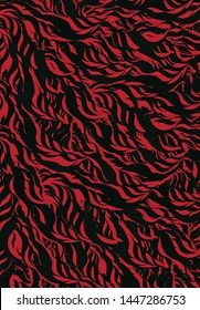 grunge  texture 3d effect black and red line  color 
