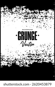 Textura Grunge con pinceladas Abstractas en blanco y negro