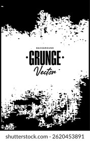 Grunge Texture with Abstract Black and White Brushstrokes