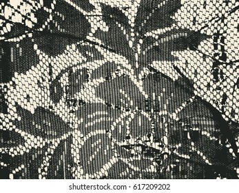 grunge texture. abstract floral background. vector illustration
