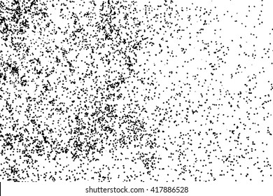 Grunge texture. Abstract grainy background. Isolated grungy effect. Grain overlay. Dusty dirty black textured surface. Distress design elements. 