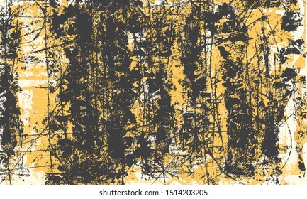 Grunge Texture, Abstract Ink Background. Vector Illustration.