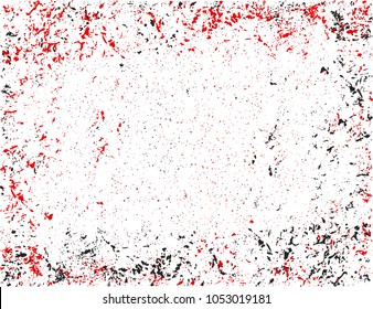 Grunge texture - abstract isolated stock vector template - easy to use
