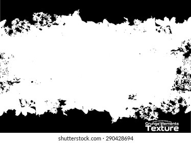 Grunge texture - abstract isolated stock vector template - easy to use