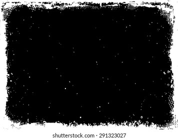 Grunge texture - abstract isolated stock vector template - easy to use