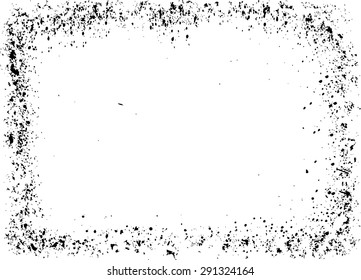 Grunge texture - abstract isolated stock vector template - easy to use 
