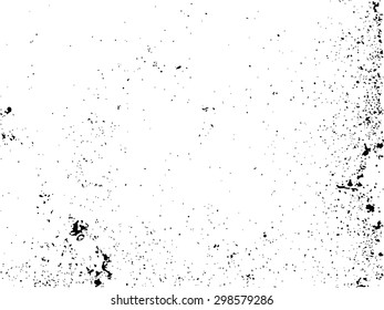 Grunge texture - abstract isolated stock vector template - easy to use