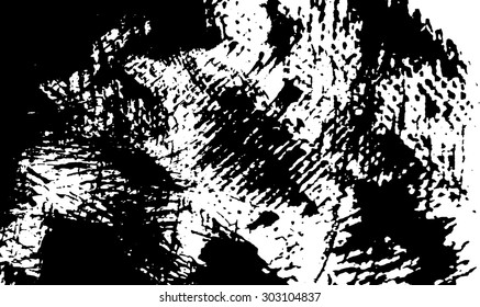 Grunge texture - abstract isolated stock vector template - easy to use