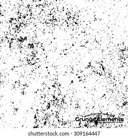 Grunge texture - abstract isolated stock vector template - easy to use