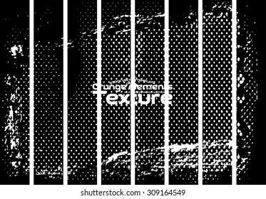 Grunge texture - abstract isolated stock vector template - easy to use