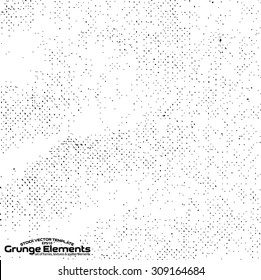 Grunge texture - abstract isolated stock vector template - easy to use