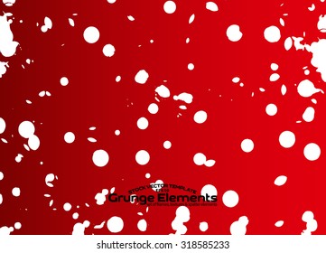 Grunge texture - abstract isolated stock vector template - easy to use