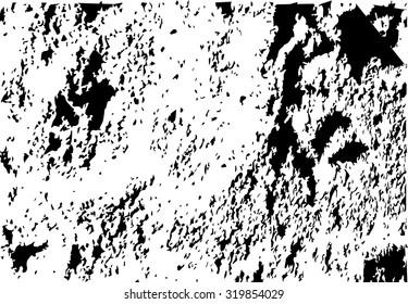 Grunge texture - abstract isolated stock vector template - easy to use