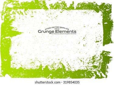 Grunge texture - abstract isolated stock vector template - easy to use