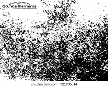 Grunge texture - abstract isolated stock vector template - easy to use