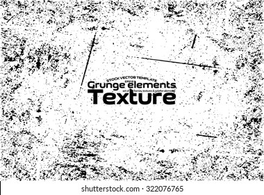 Grunge texture - abstract isolated stock vector template - easy to use
