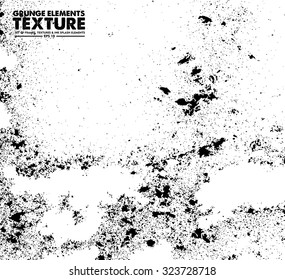 Grunge texture - abstract isolated stock vector template - easy to use