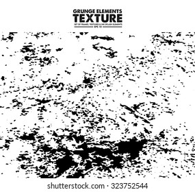 Grunge texture - abstract isolated stock vector template - easy to use