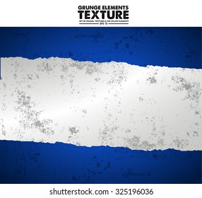 Grunge texture - abstract isolated stock vector template - easy to use